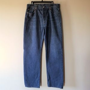 LEVI'S Strauss 501 Blue Jeans Medium Wash 36x36